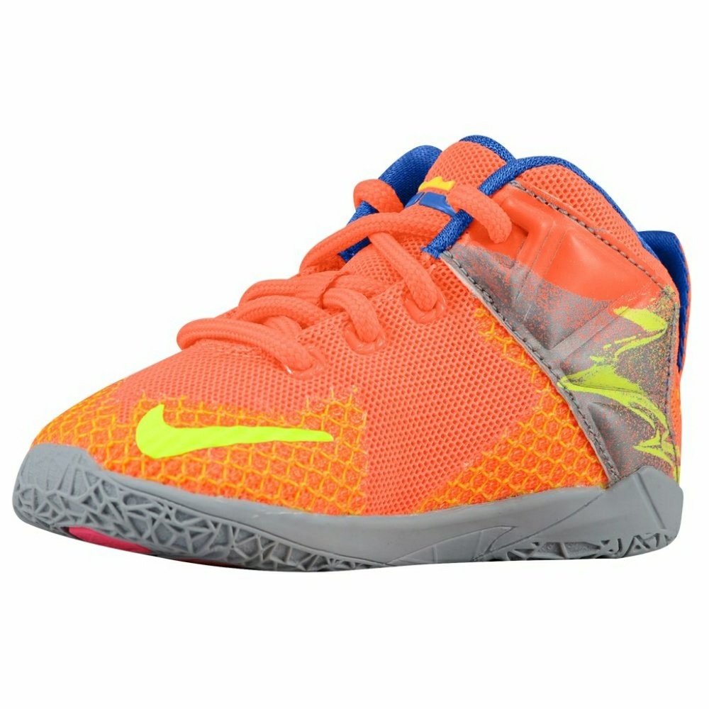 Nike Lebron 12 Baby Basketball Shoes neon orange
